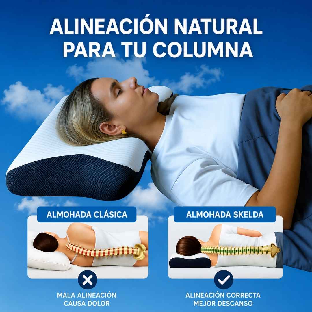 almohada cervical ortopédica estrella