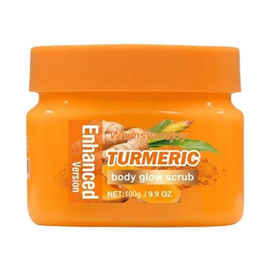 Exfoliante de Cúrcuma Aclarante: Piel suave, parejita y con un brillo hermoso.