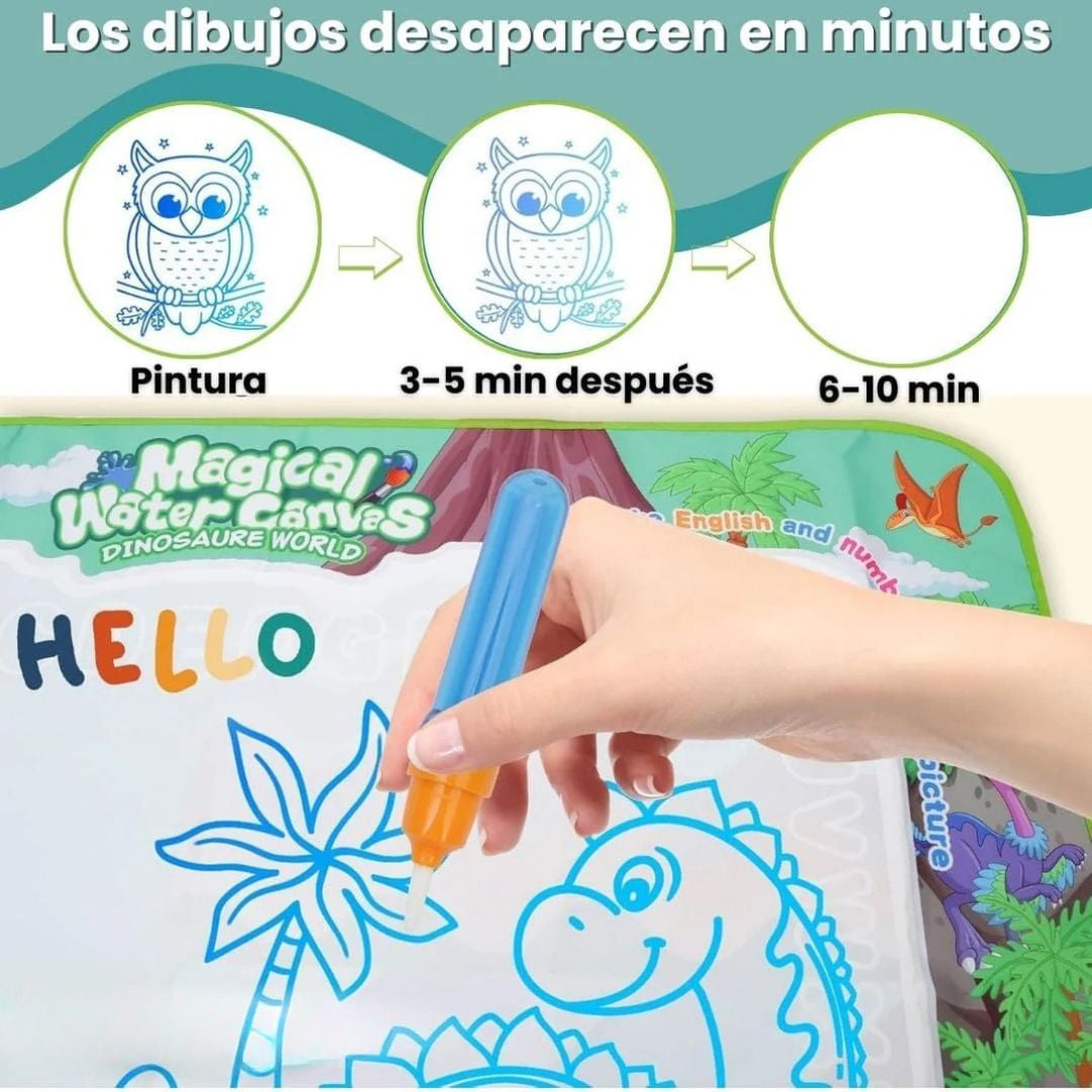 Tapete Mágico de Dibujo con Agua - Aprende jugando sin ensuciar
