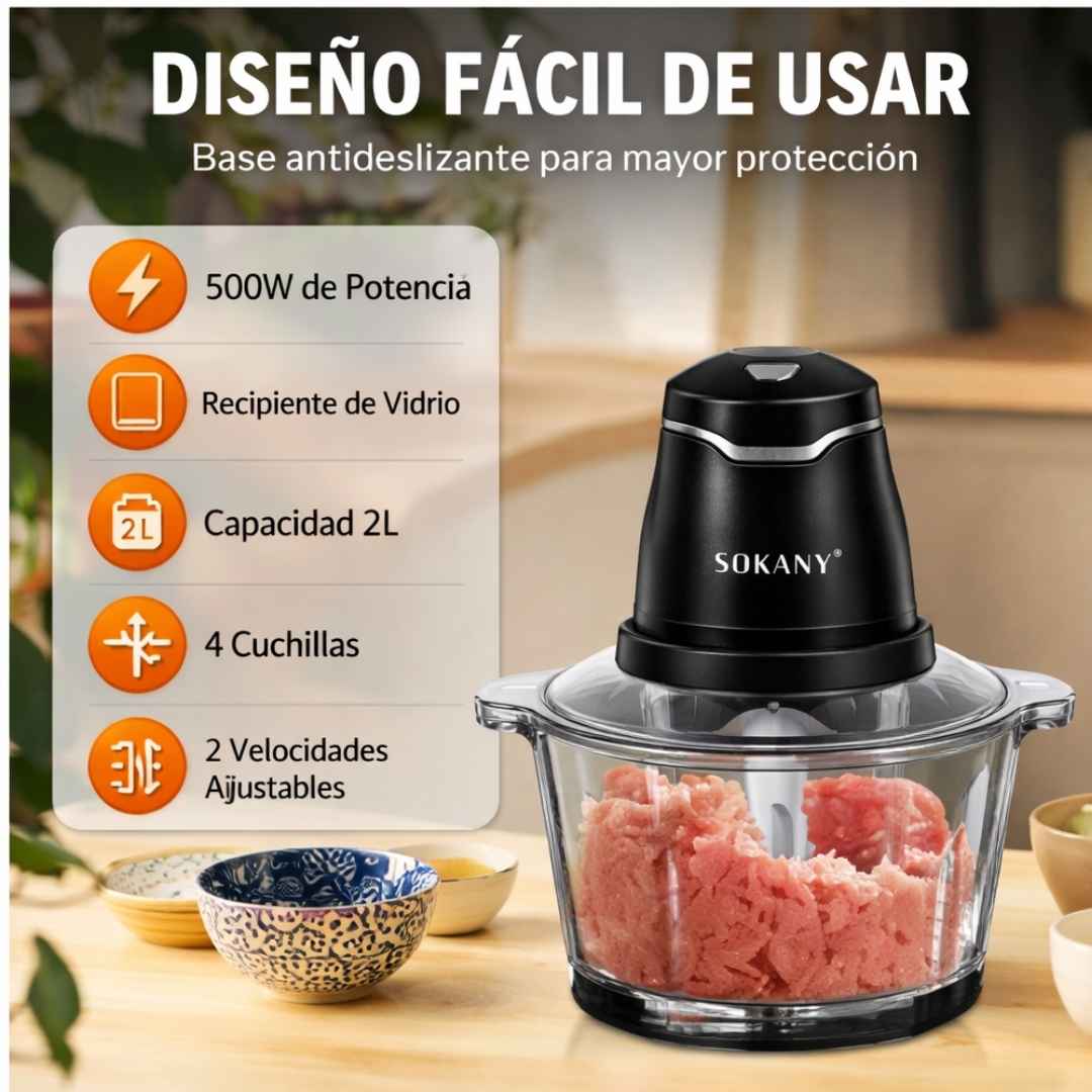 Combo Cocina Inteligente: Tritura Fácil + Conserva Fresco con Tapas de Silicona Vista™