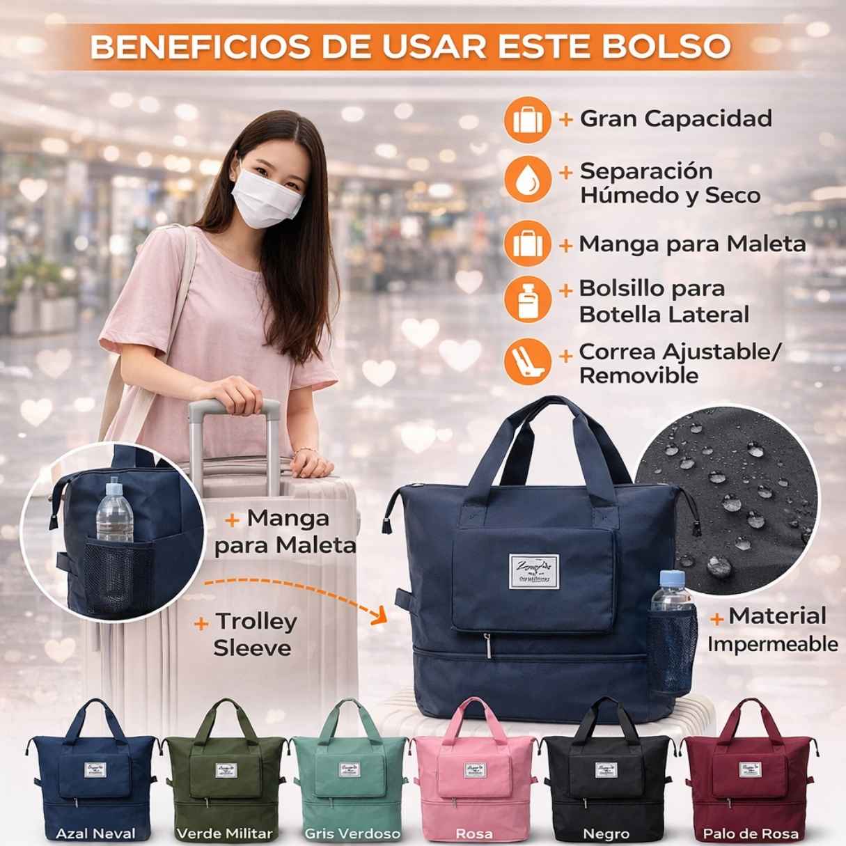 BOLSO VIAJERO PLEGABLE