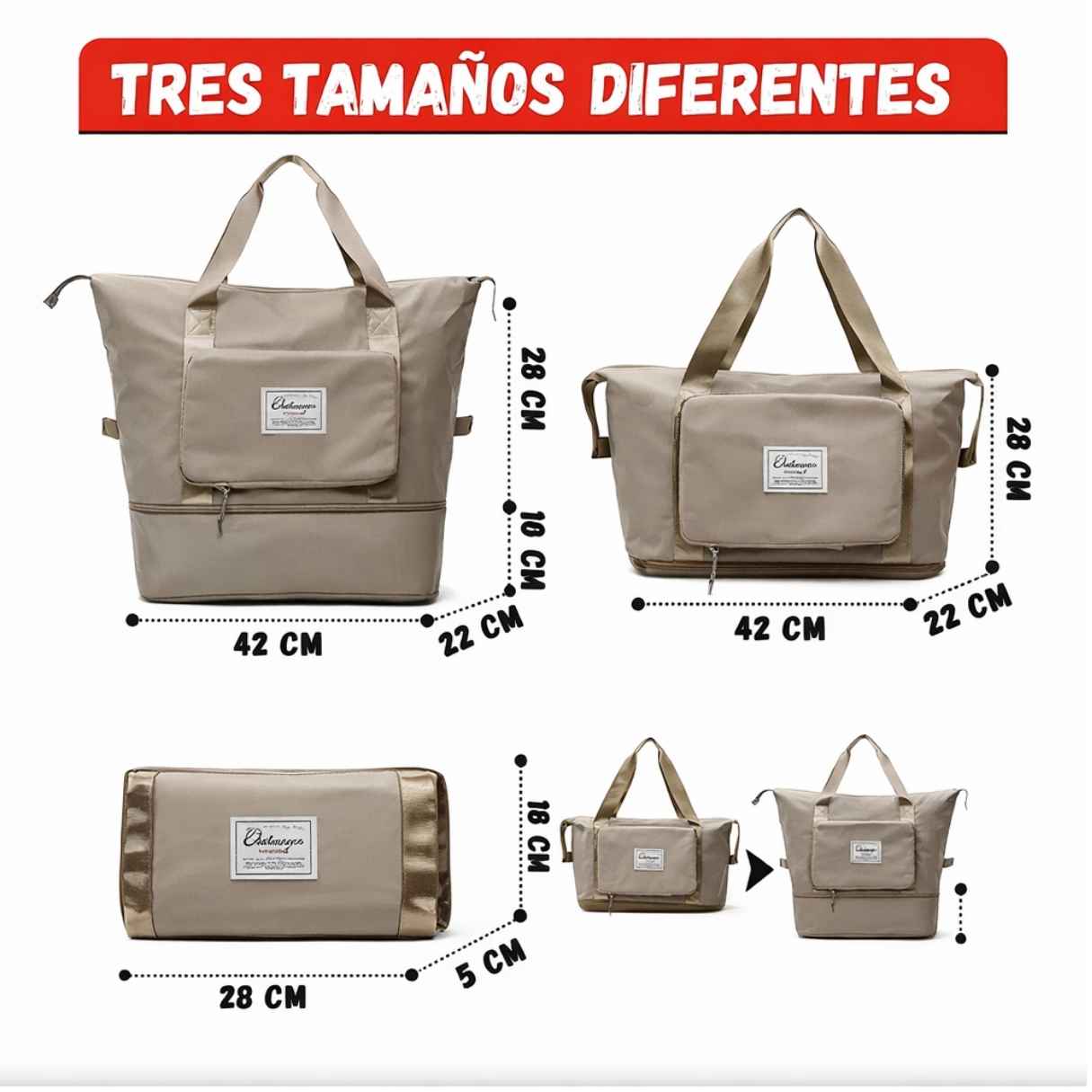 BOLSO VIAJERO PLEGABLE