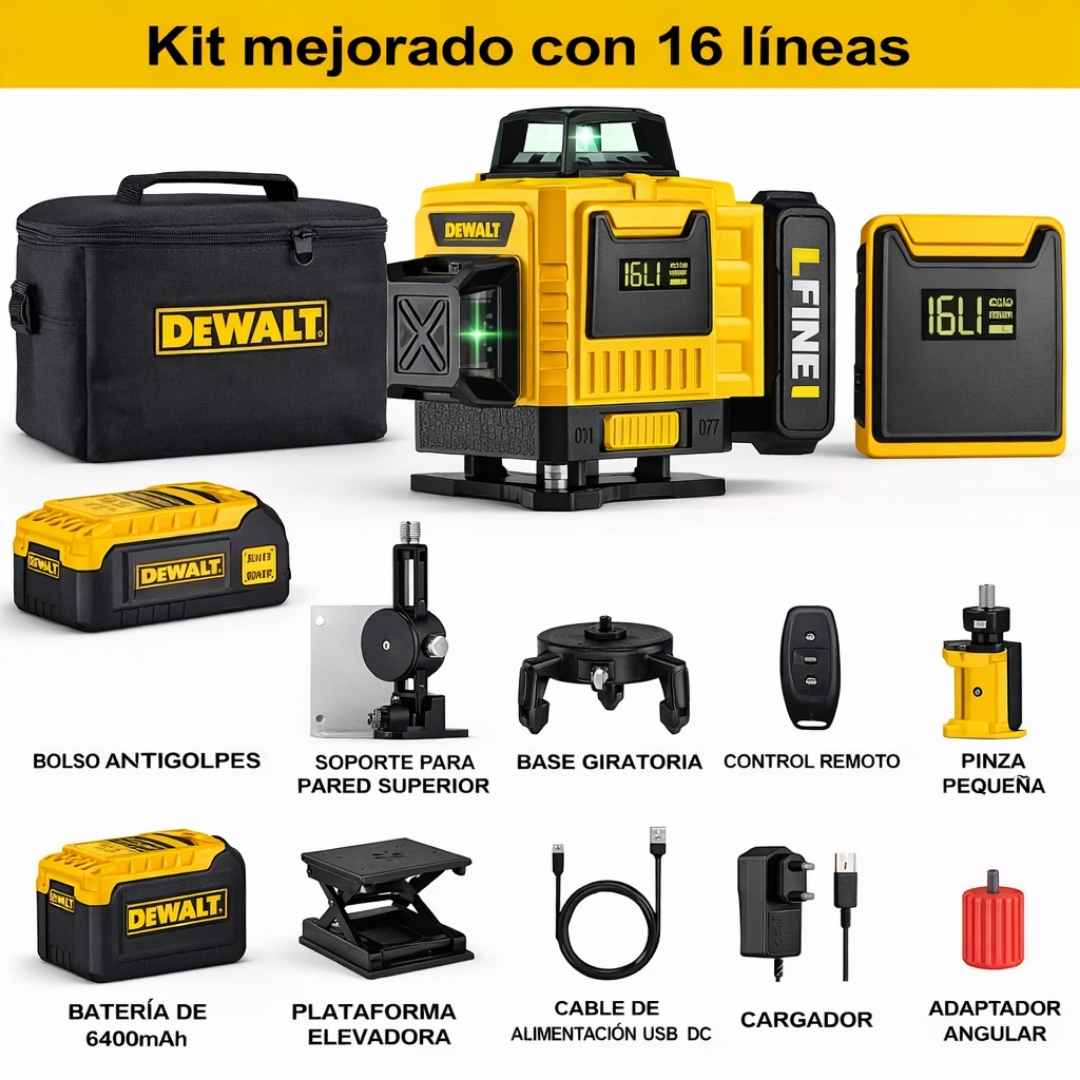 Nivel Laser 16 Lineas DeWalt