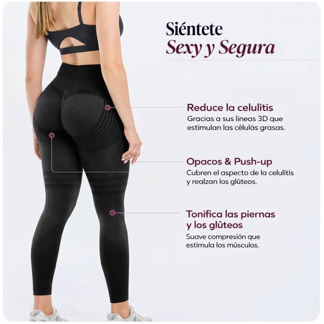 Leggins con Neopreno 3D: Realza tu Figura y Siéntete Segura al Instante