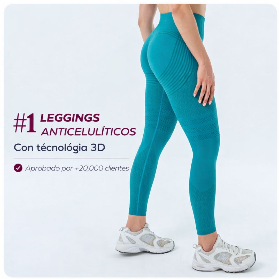 Leggins con Neopreno 3D: Realza tu Figura y Siéntete Segura al Instante