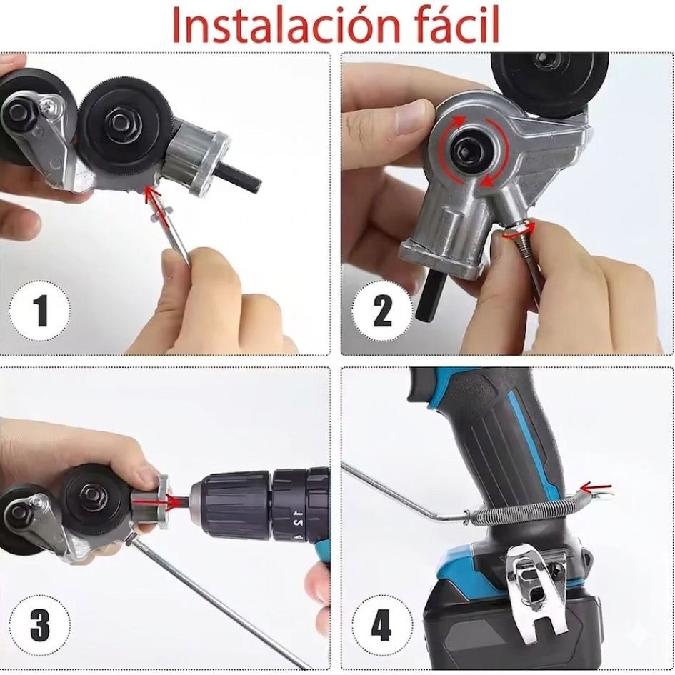 ADAPTADOR DE CORTE PROFESIONAL PARA TALADRO