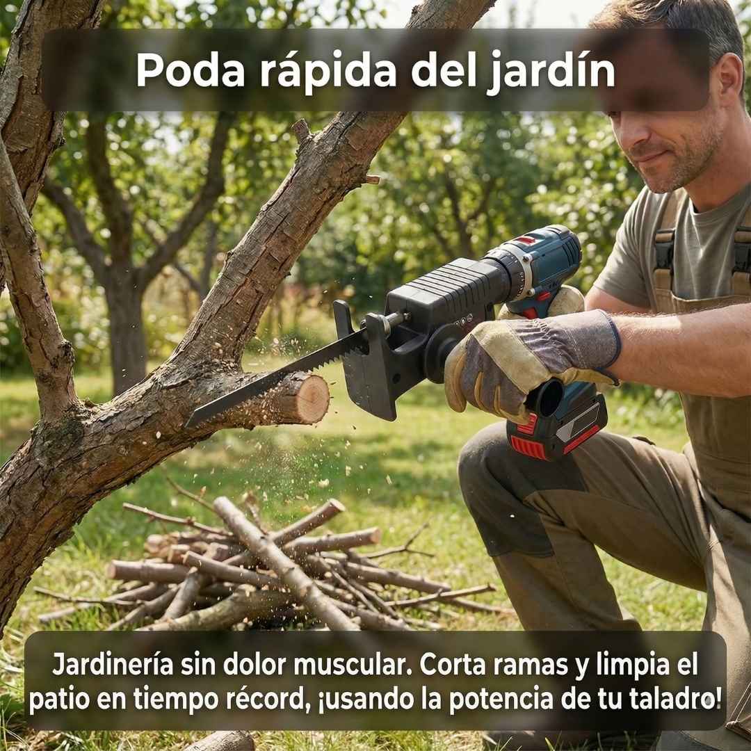 Adaptador Profesional De Sierra Portátil Para Taladro