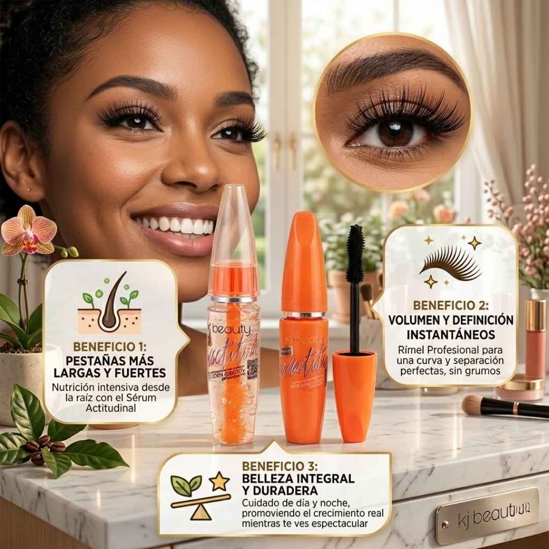 Combo Exactitud: Serum Potenciador de Crecimiento + Pestañina Profesional Gratis🎁