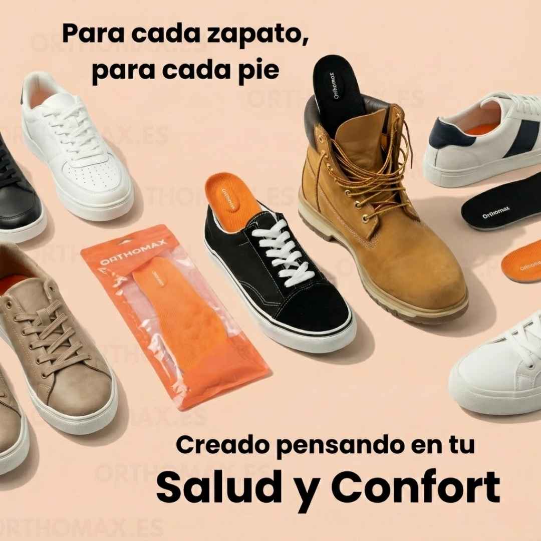 PLANTILLAS ESPECIALES ORTHOMAX: CAMINA CON CONFIANZA Y SIN DOLOR
