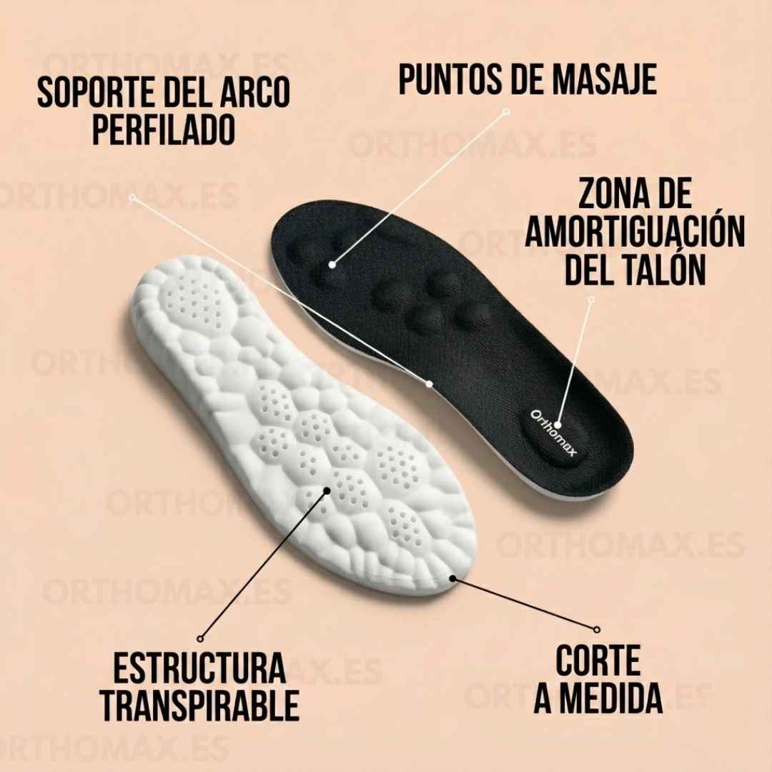 PLANTILLAS ESPECIALES ORTHOMAX: CAMINA CON CONFIANZA Y SIN DOLOR
