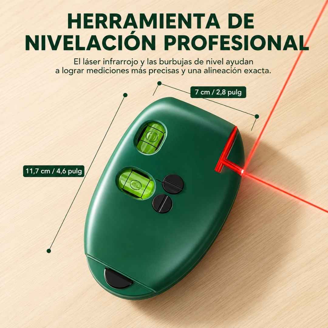 Nivel Laser 90 Grados- Precisión y Elegancia En Tus Proyectos