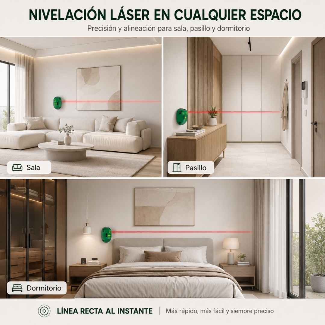 Nivel Laser 90 Grados- Precisión y Elegancia En Tus Proyectos