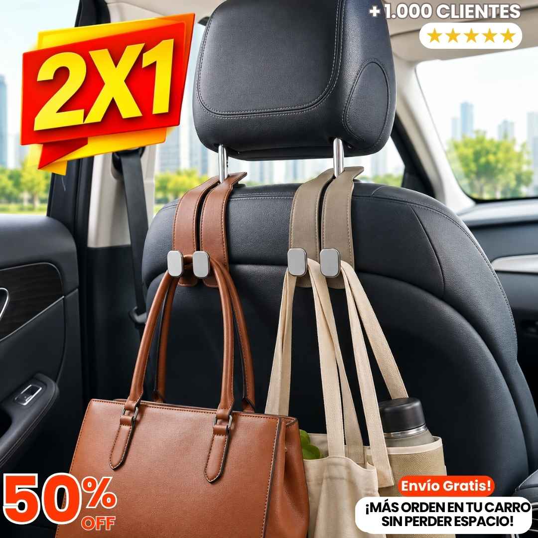 Ganchos de Lujo para el Carro 2X1: Cuelga tus Cosas y Despídete del Desorden