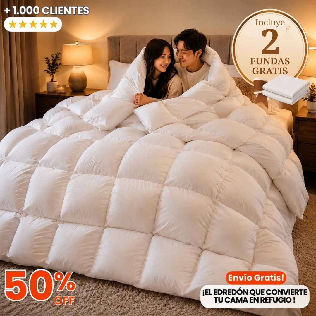 EDREDON + FUNDAS MARSHMELLOW - COMODIDAD Y DESCANSO PROFUNDO