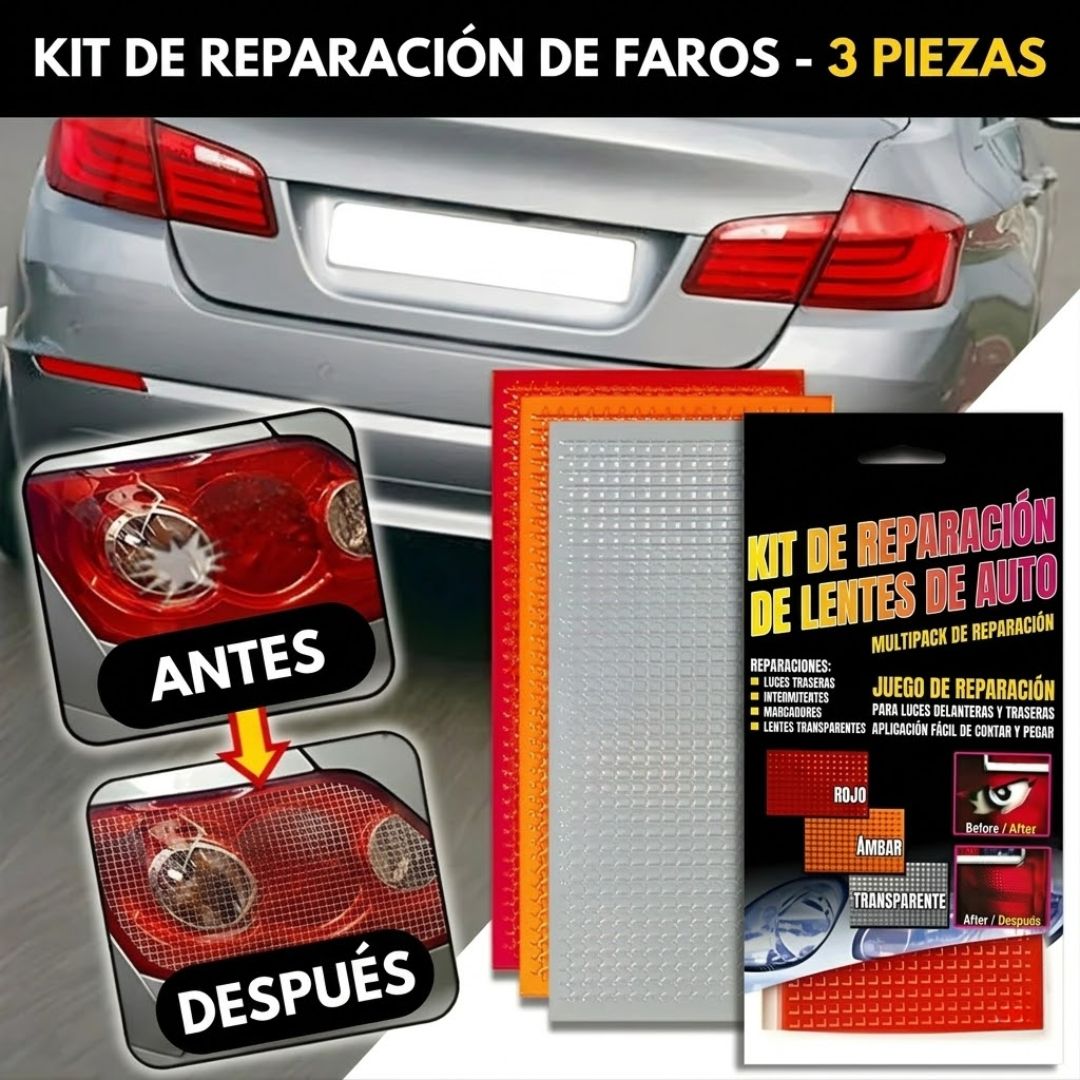 Kit Reparador de Farolas 3 en 1