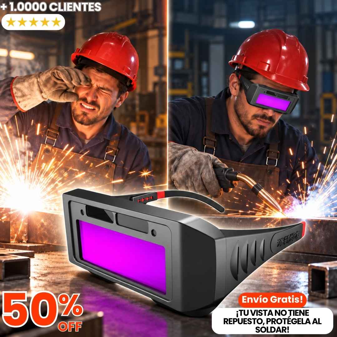 Gafas Automáticas para Soldar: Salva tu Vista y Camella sin Estorbos