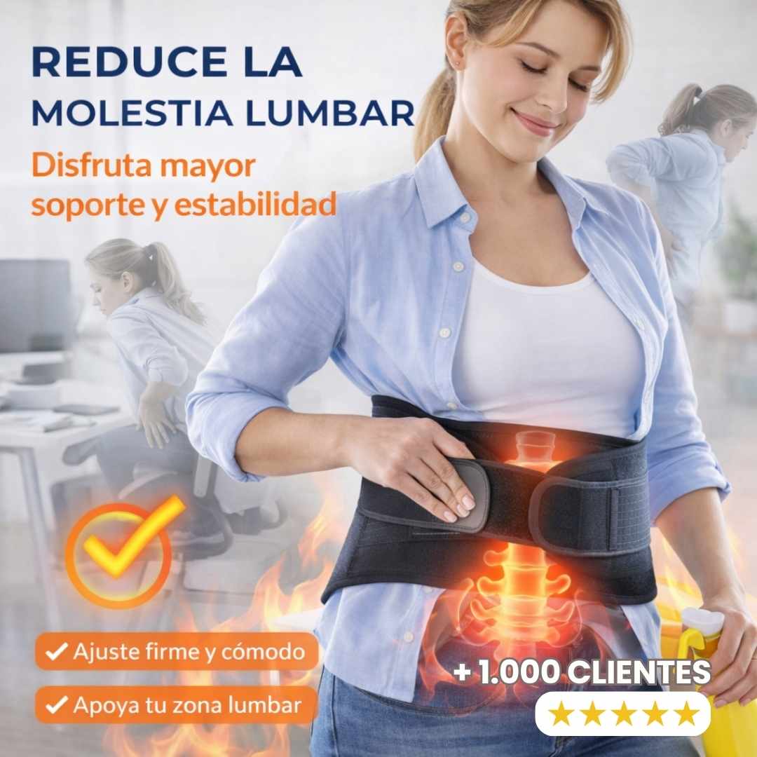 Faja Cinturon Lumbar de Terapia Magnética