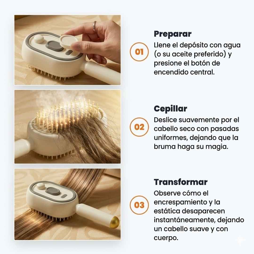 CEPILLO VAPOR CAPILAR MASAJE