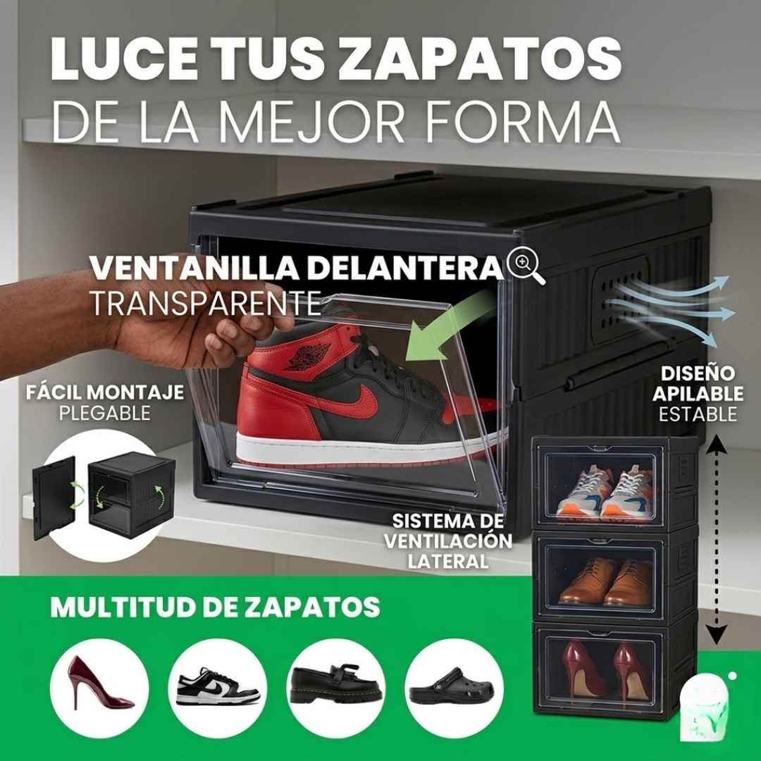 ZAPATERO PLEGABLE X6 NIVELES - MÁS ESPACIO, MÁS ORDEN