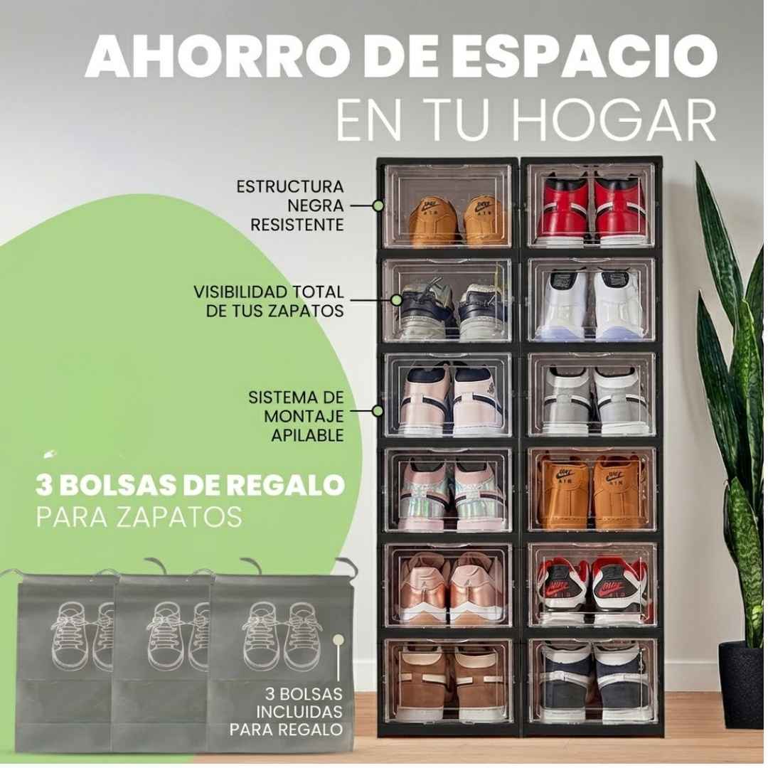 ZAPATERO PLEGABLE X6 NIVELES - MÁS ESPACIO, MÁS ORDEN