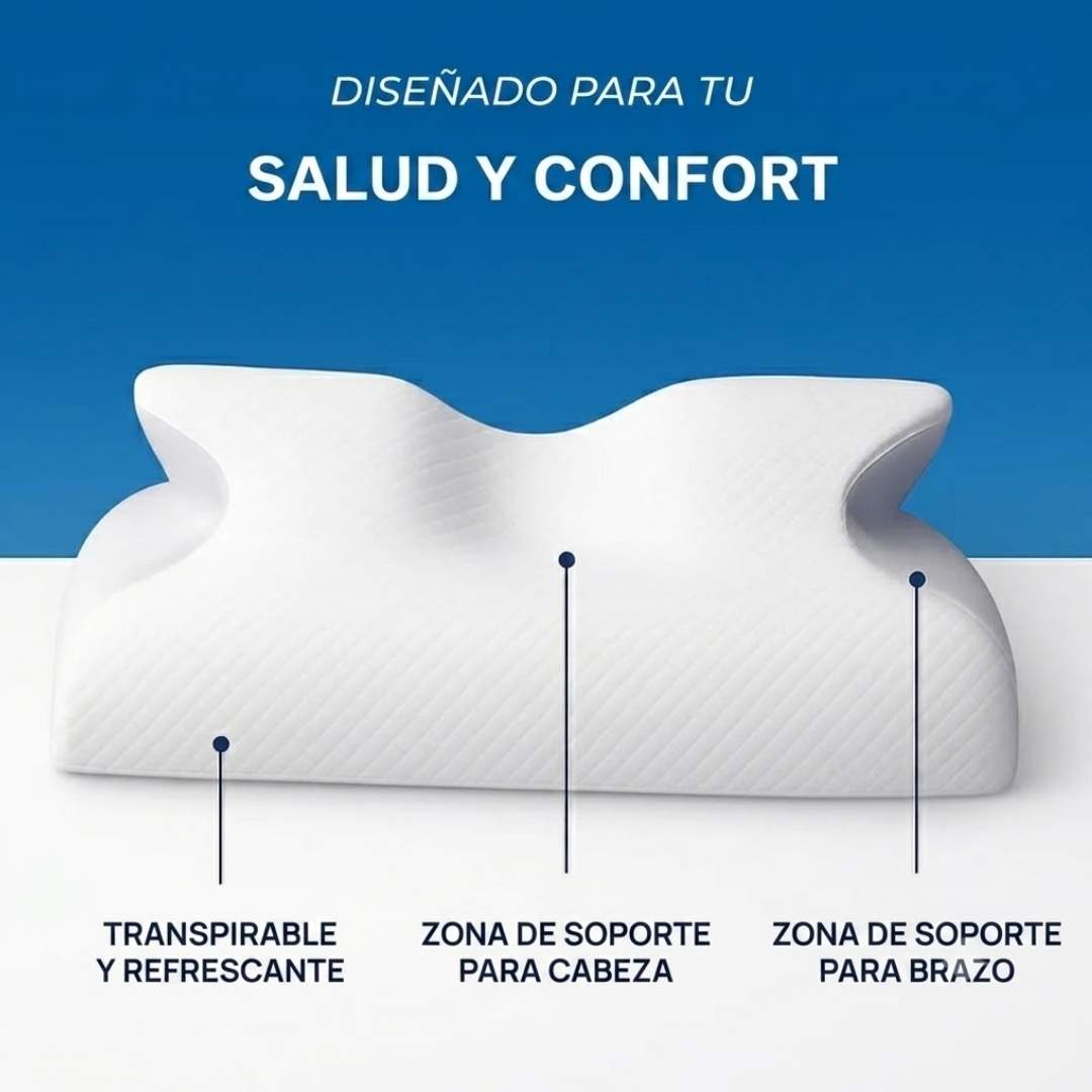 almohada cervical ortopédica estrella
