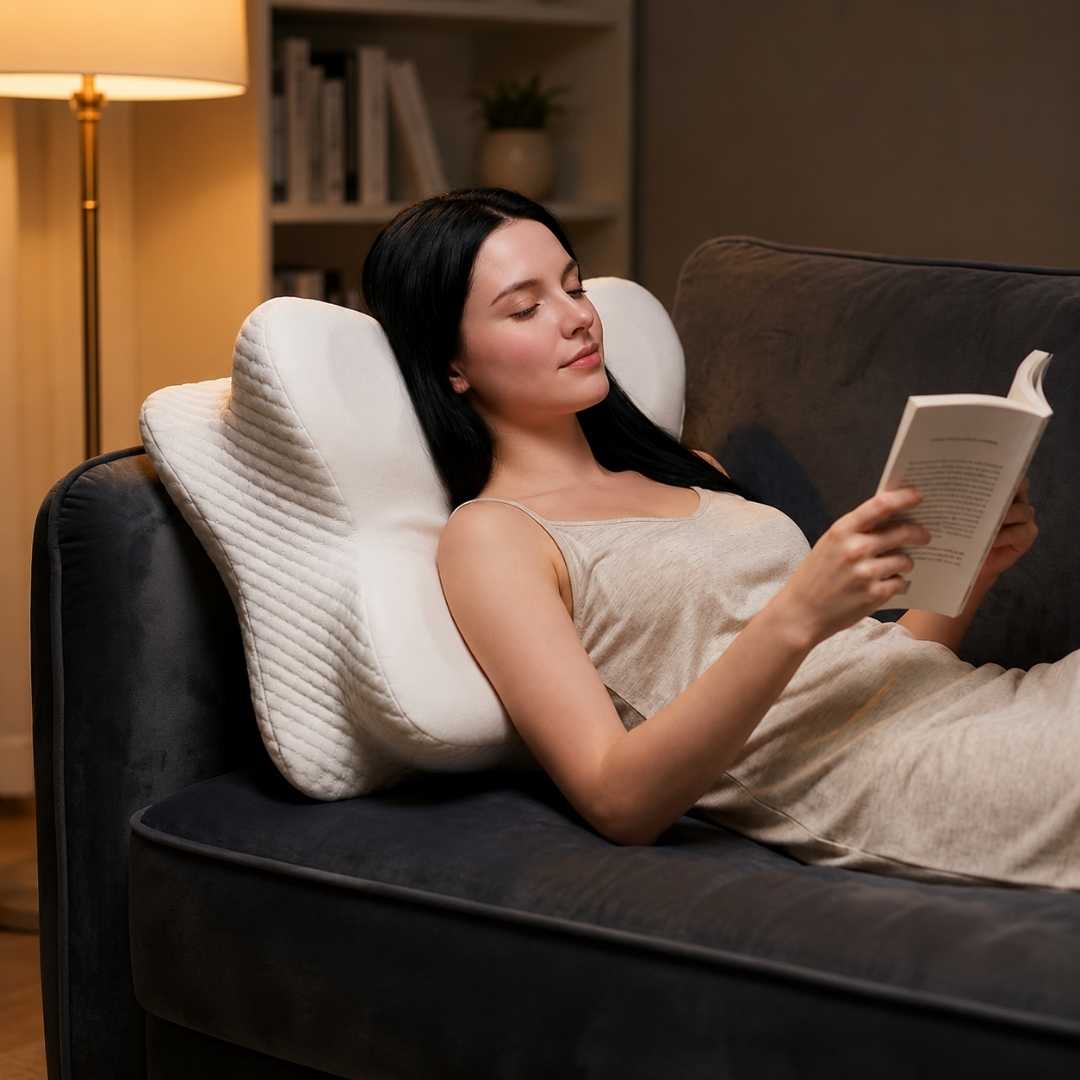 almohada cervical ortopédica estrella