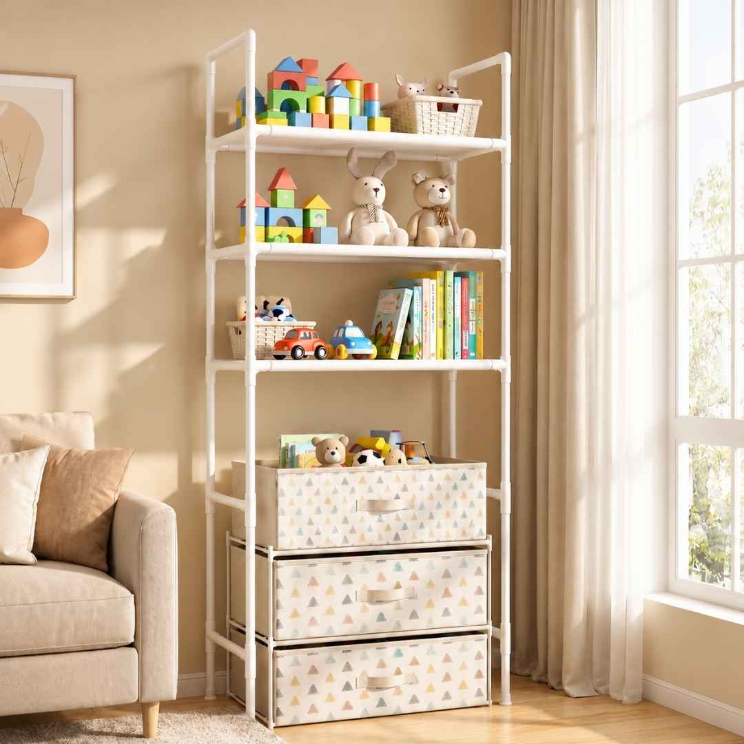 Organizador Para Baño Estante Blanco