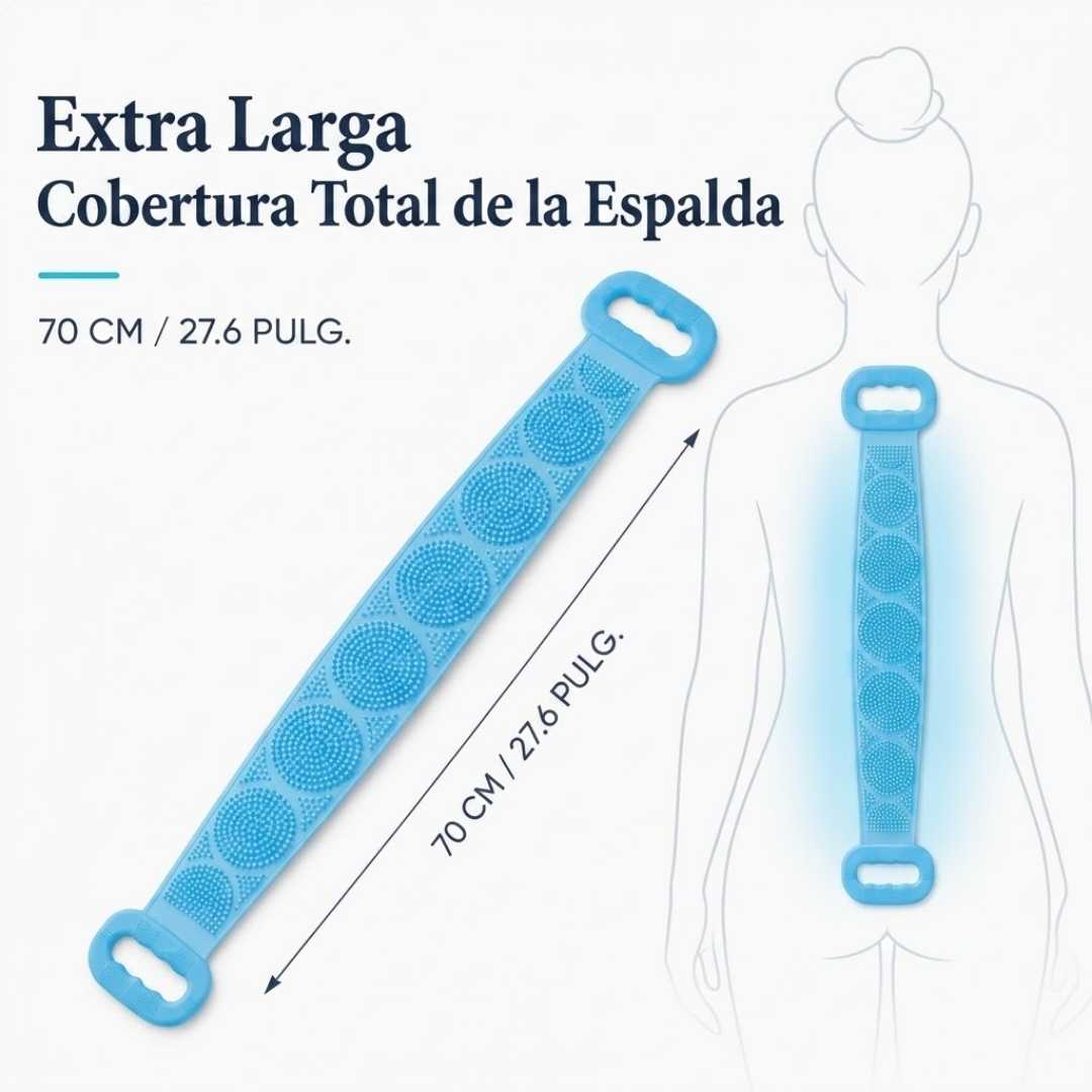 Banda Exfoliante de Silicona: Cuerpo Suave y Cero Piel Muerta 🚿✨