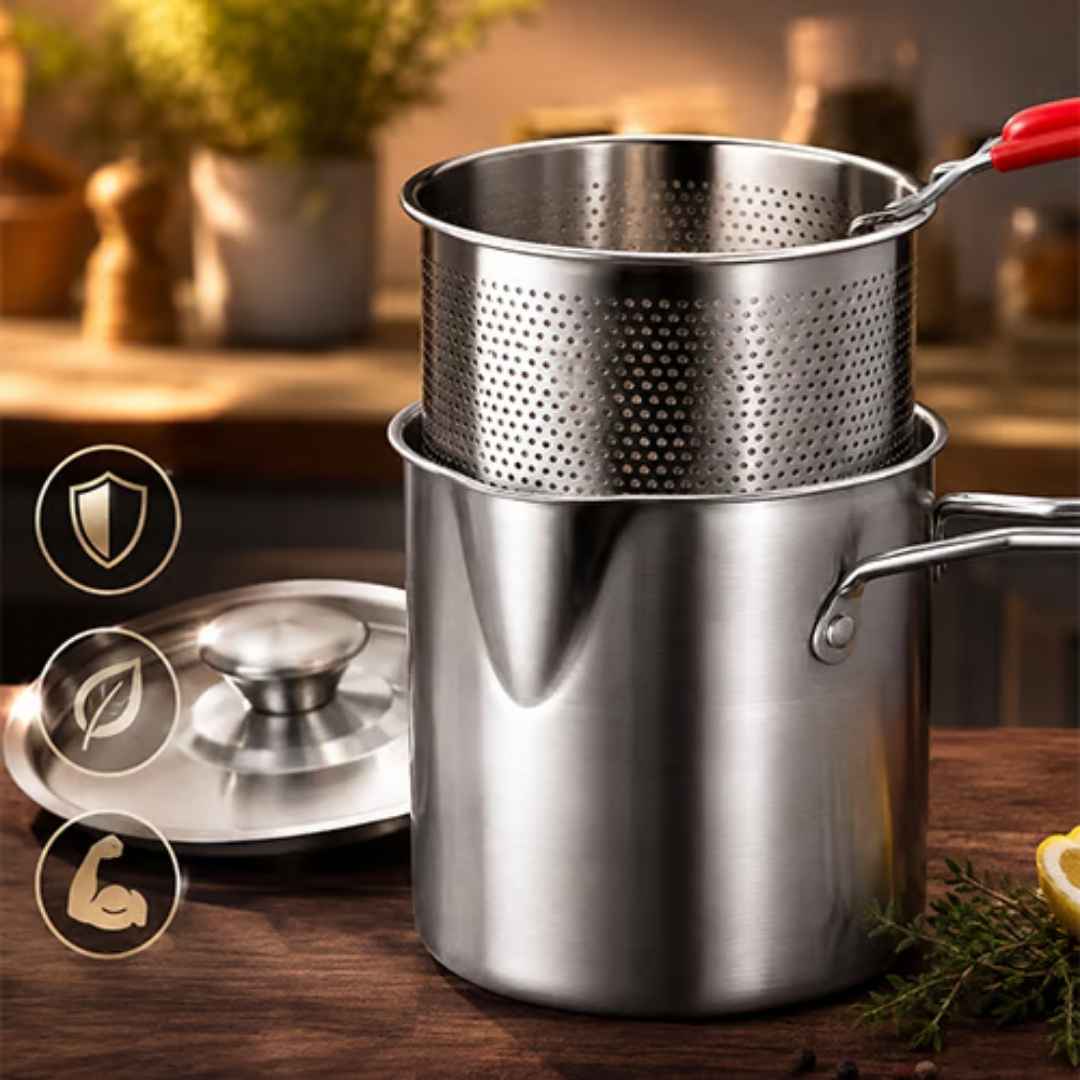 Freidora Escurridora Pro: Cocina rápido, seguro y con sabor irresistible