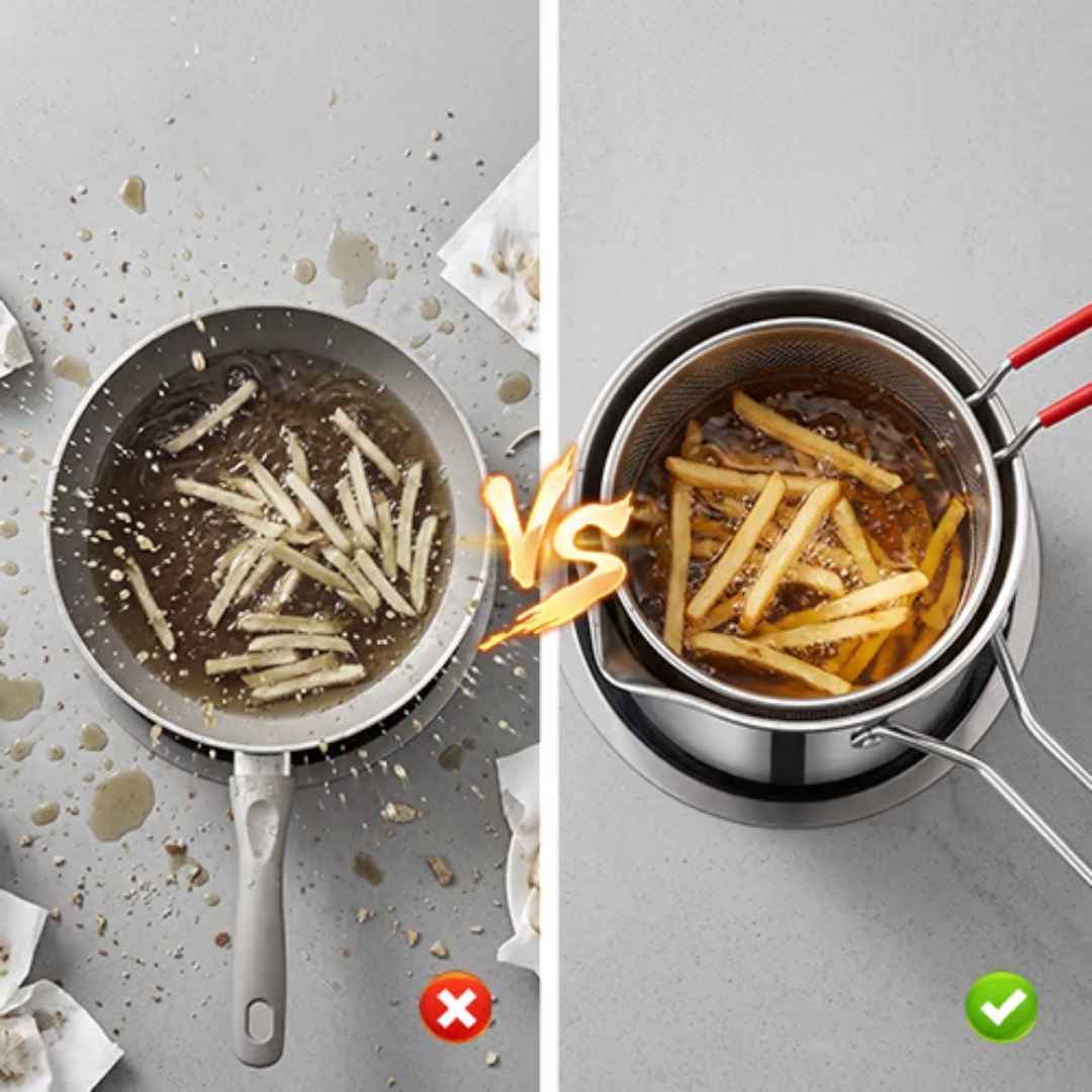 Freidora Escurridora Pro: Cocina rápido, seguro y con sabor irresistible