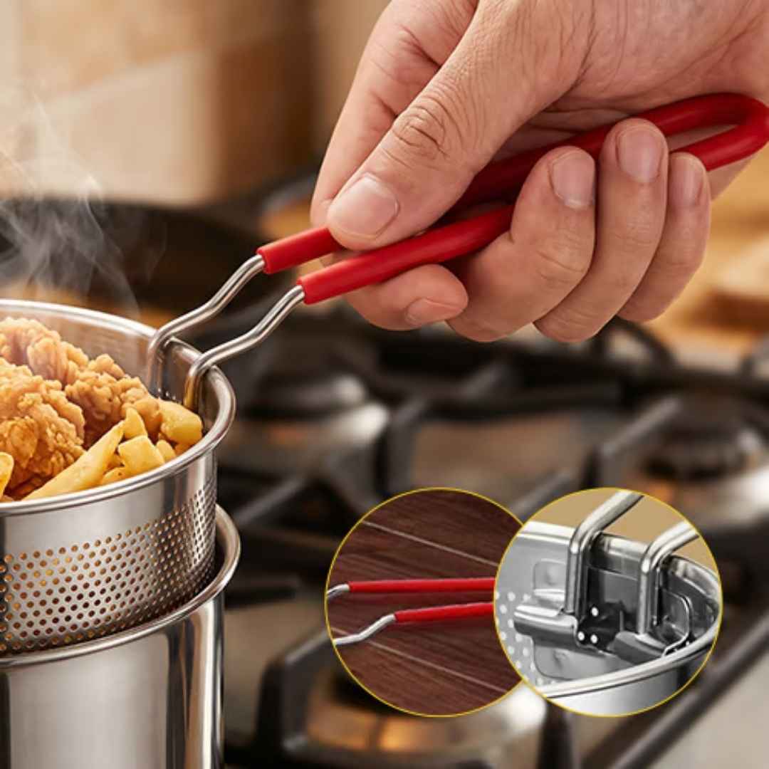 Freidora Escurridora Pro: Cocina rápido, seguro y con sabor irresistible