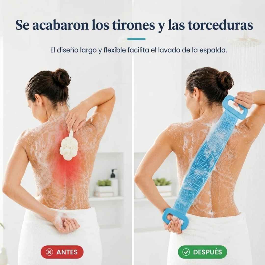 Banda Exfoliante de Silicona: Cuerpo Suave y Cero Piel Muerta 🚿✨