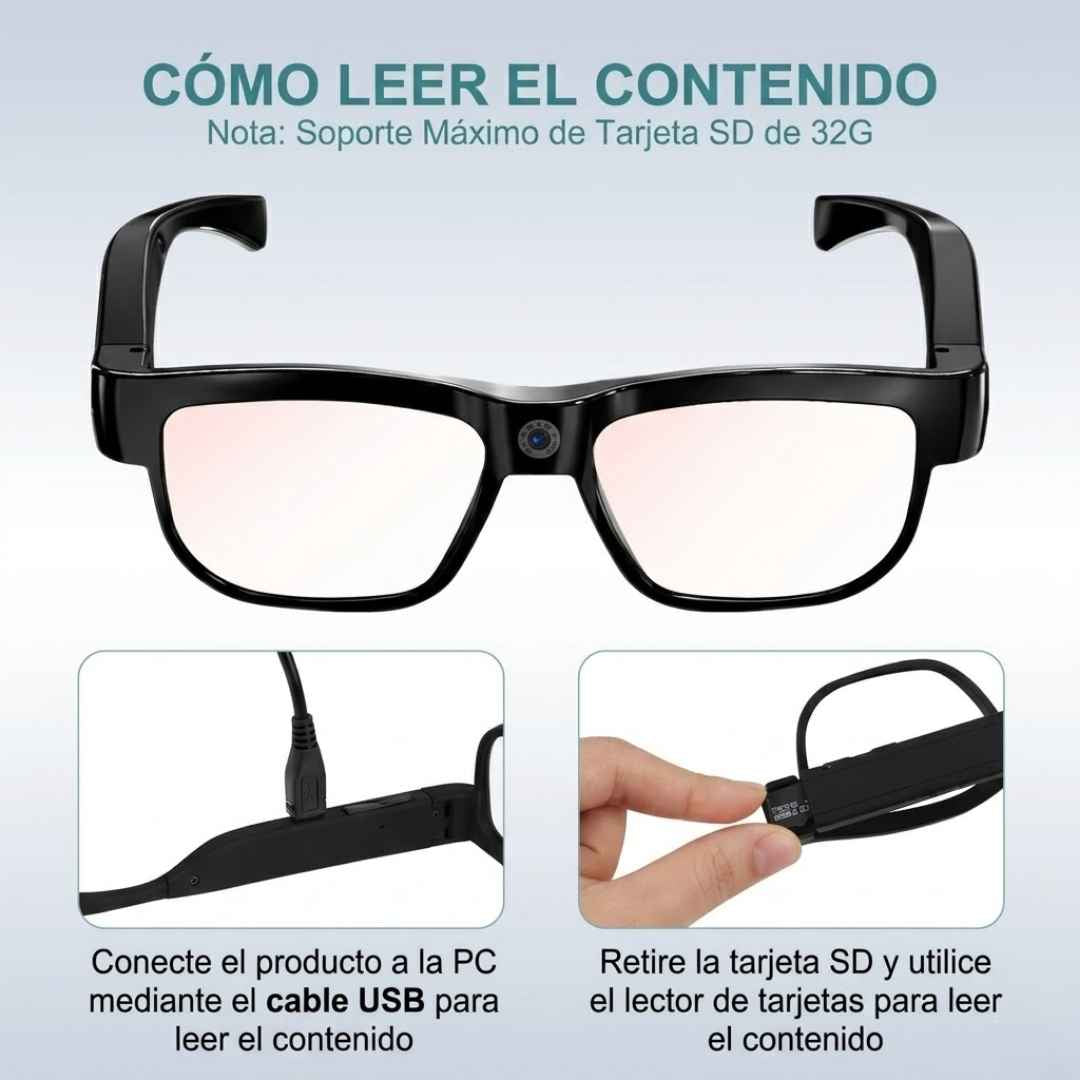 Gafas de Acción HD: Graba Cada Recorrido en Primera Persona sin Ocupar tus Manos