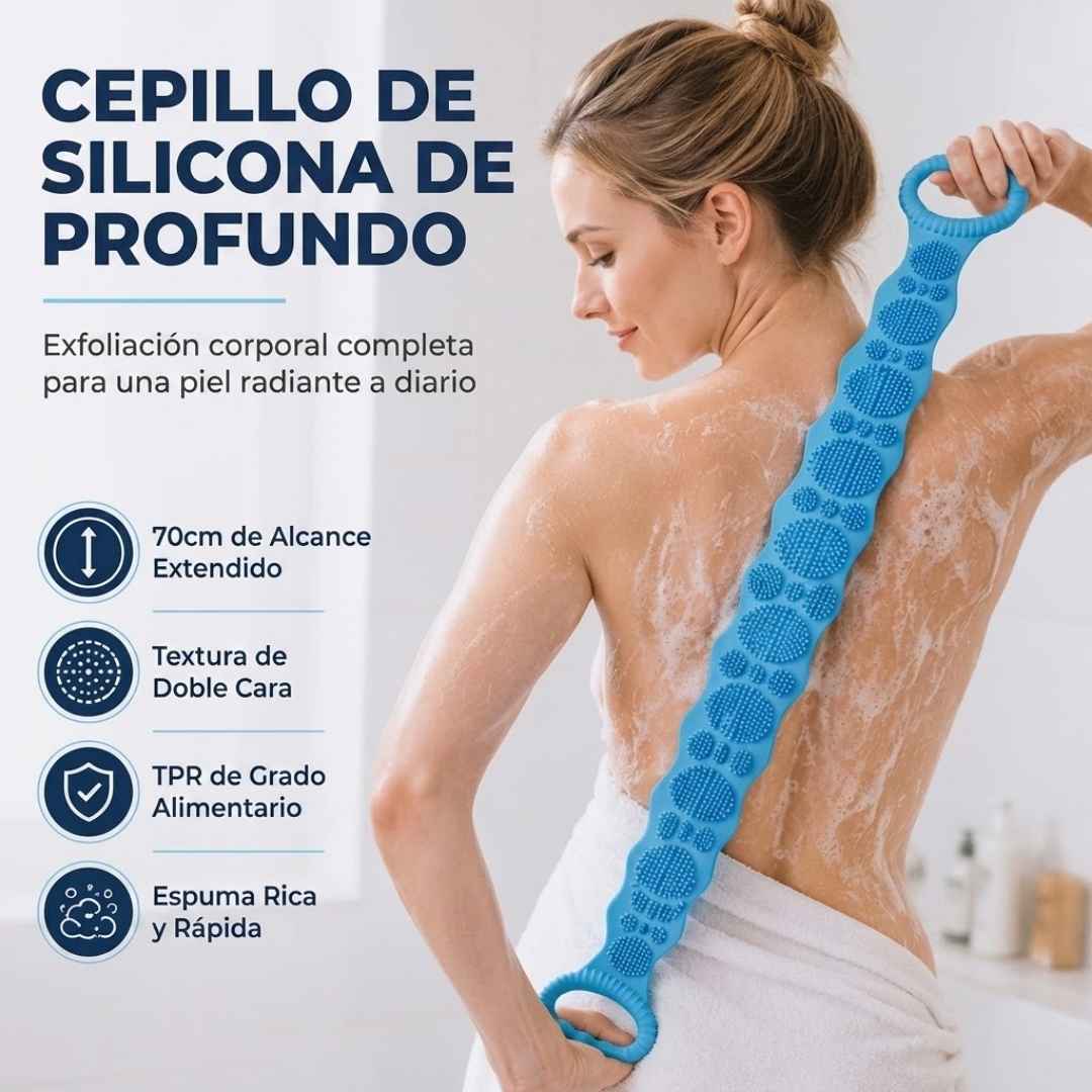 Banda Exfoliante de Silicona: Cuerpo Suave y Cero Piel Muerta 🚿✨