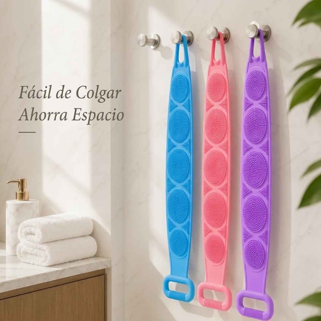 Banda Exfoliante de Silicona: Cuerpo Suave y Cero Piel Muerta 🚿✨