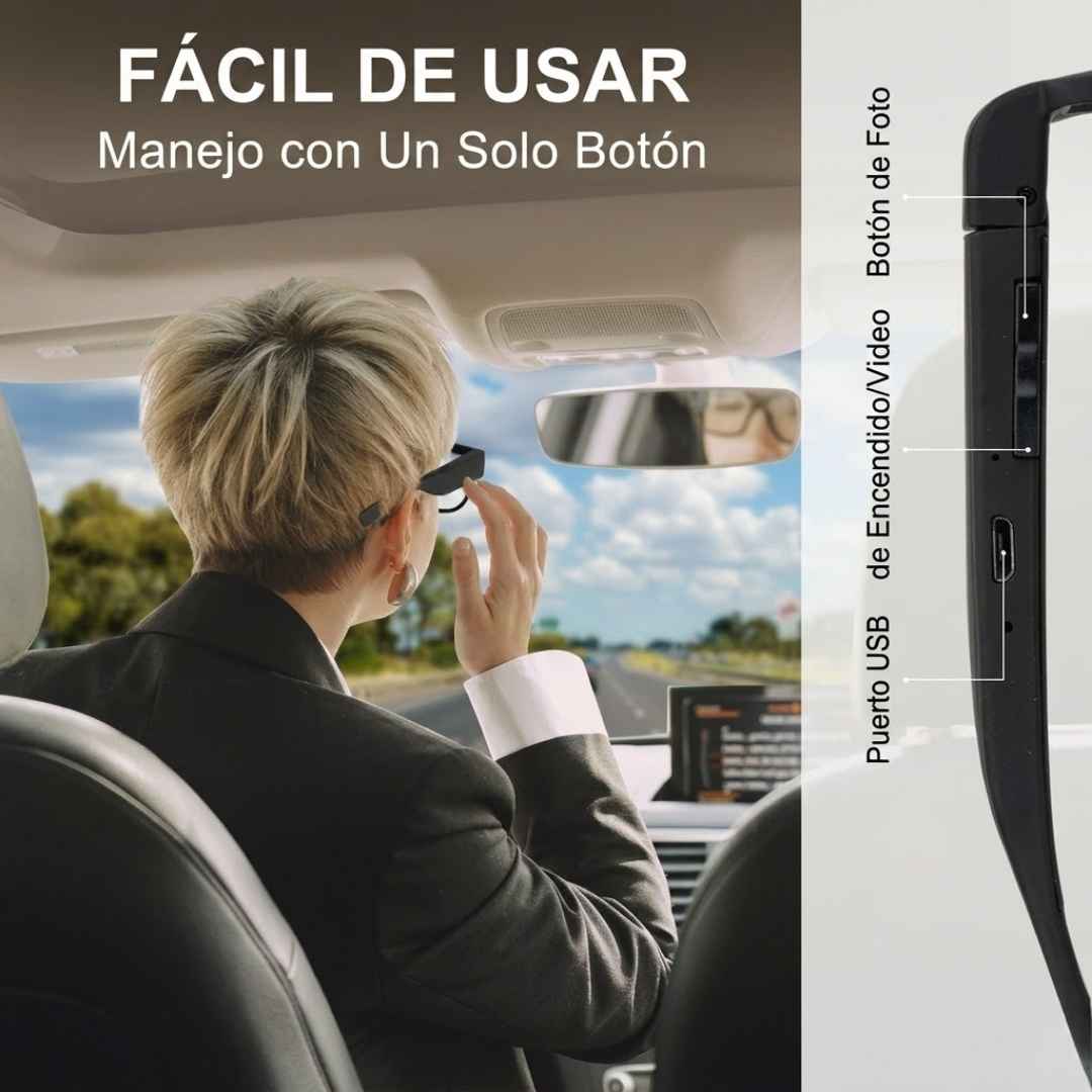 Gafas de Acción HD: Graba Cada Recorrido en Primera Persona sin Ocupar tus Manos