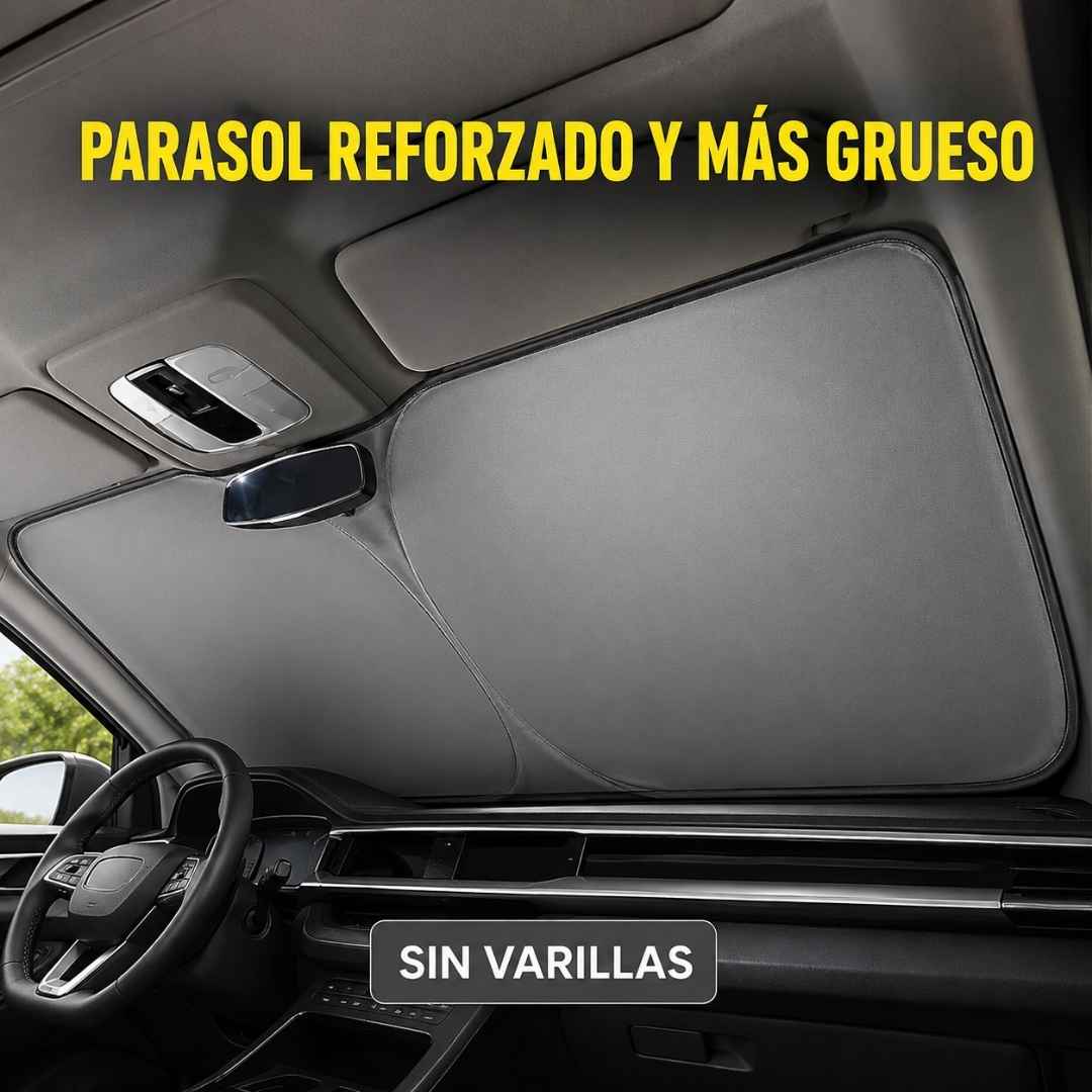 Parasol Tipo Sombrilla: Tu Carro Fresco y Protegido del Sol al Instante.