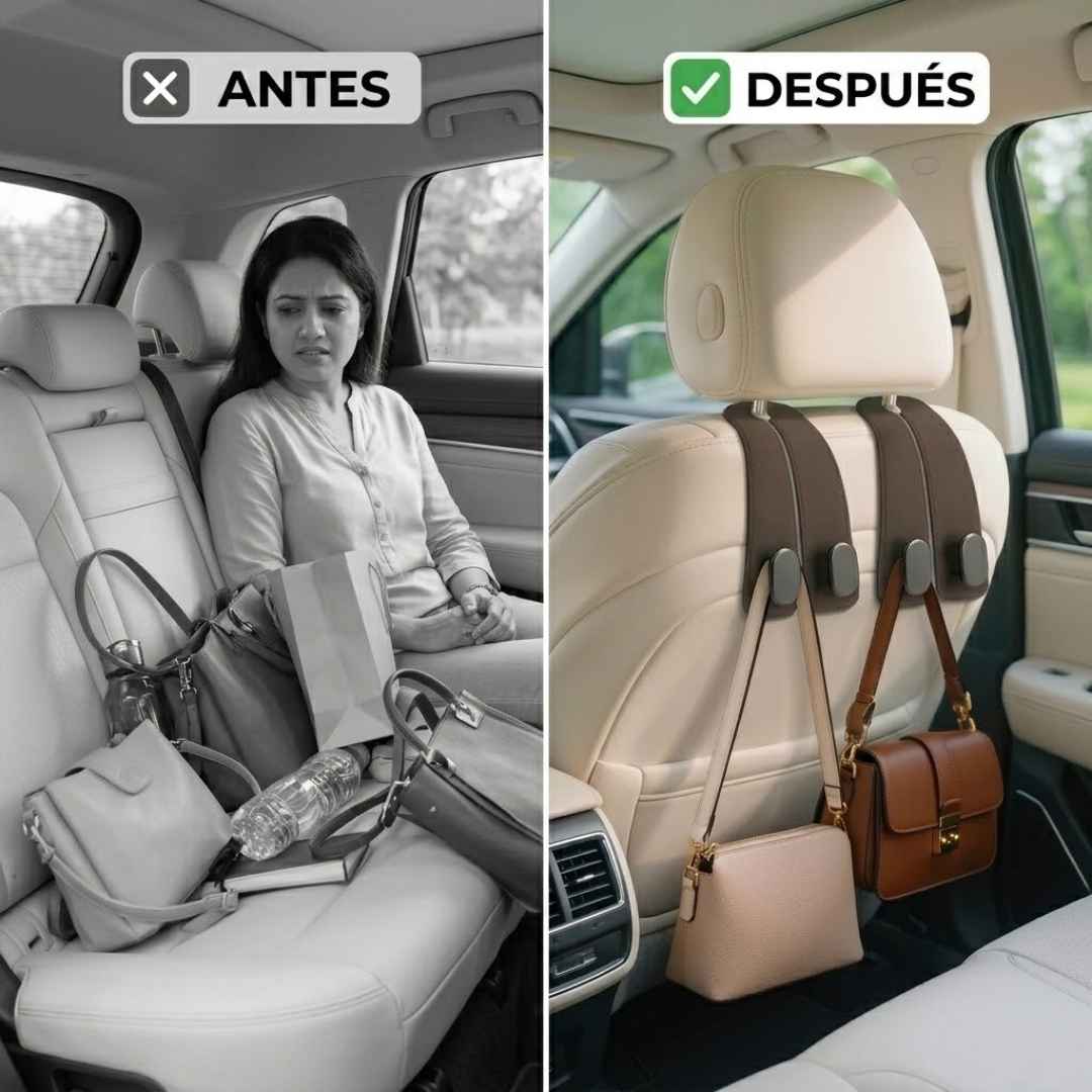 Ganchos de Lujo para el Carro 2X1: Cuelga tus Cosas y Despídete del Desorden