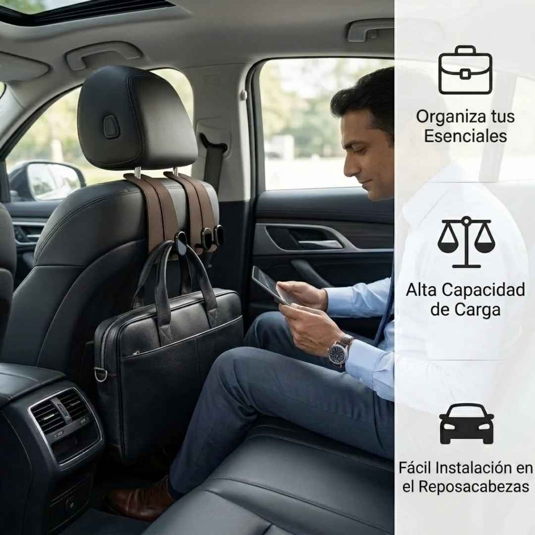 Ganchos de Lujo para el Carro 2X1: Cuelga tus Cosas y Despídete del Desorden