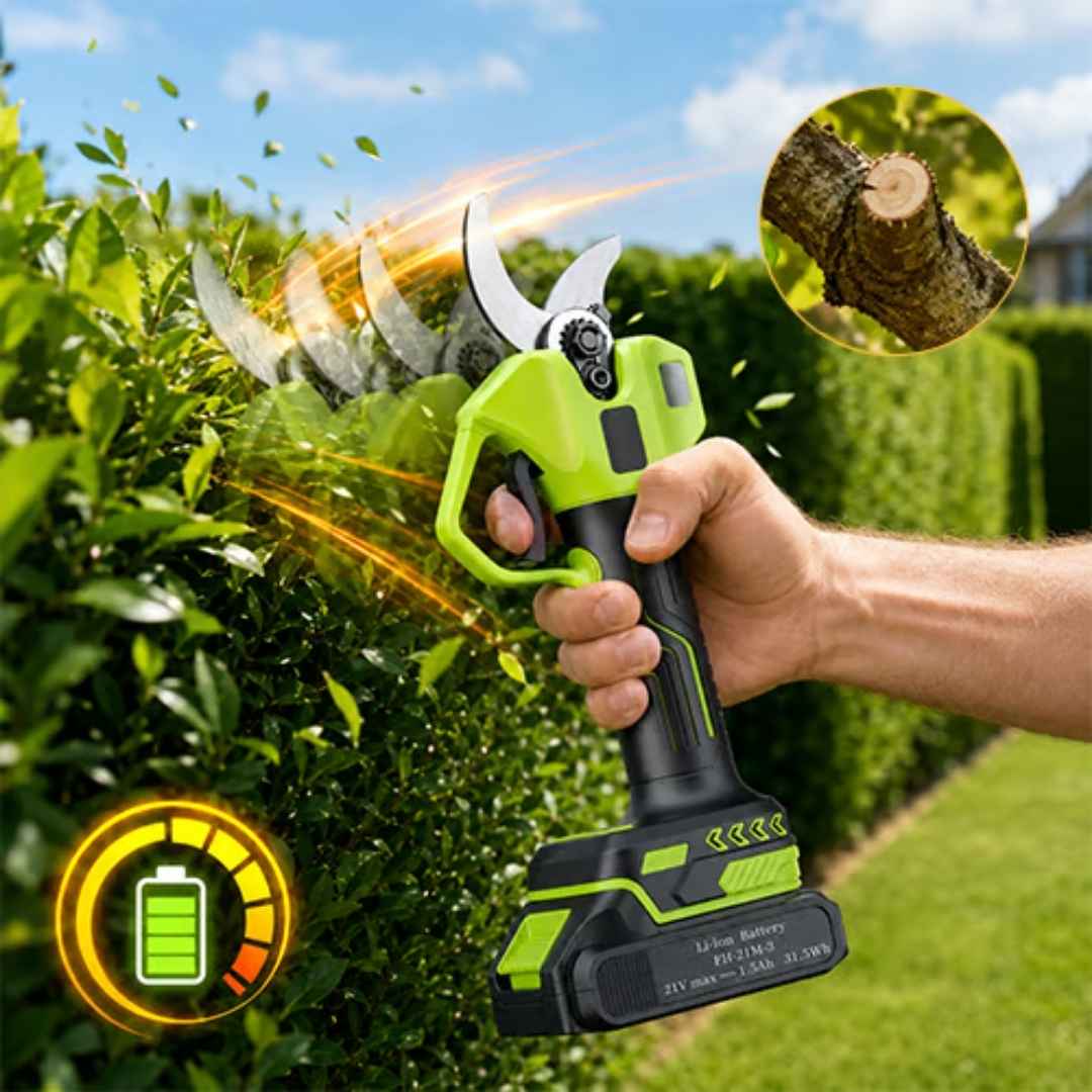 Tijeras Podadoras Eléctricas Sakerplus: Cortes Perfectos Sin Esfuerzo para tu Finca o Jardín