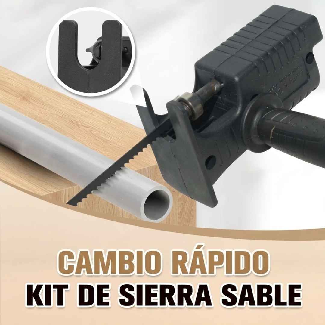 Adaptador De Sierra Portátil  -¡Vuelve tu taladro una sierra potente en 3 segundos!