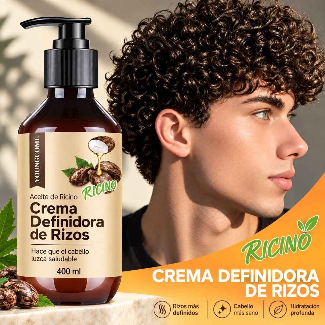 Crema Definidora de Rizos YOUNGCOME: ¡Crespos perfectos y sin frizz todo el día!