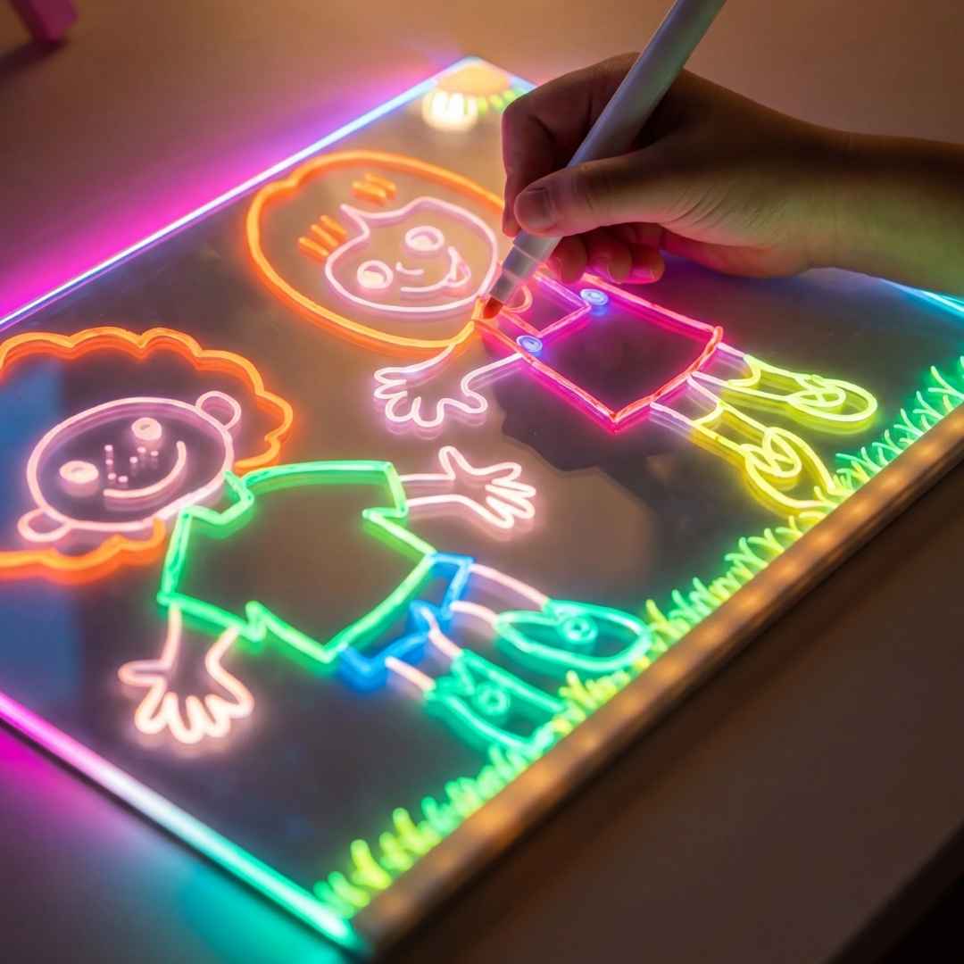 Pizarra Mágica LED: Diversión sin Pantallas.