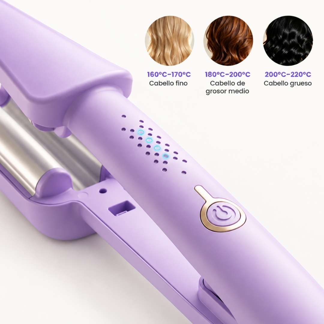 Ondulador Mágico Inalámbrico: Ondas Divinas en Minutos (¡Sin Quemarte!)