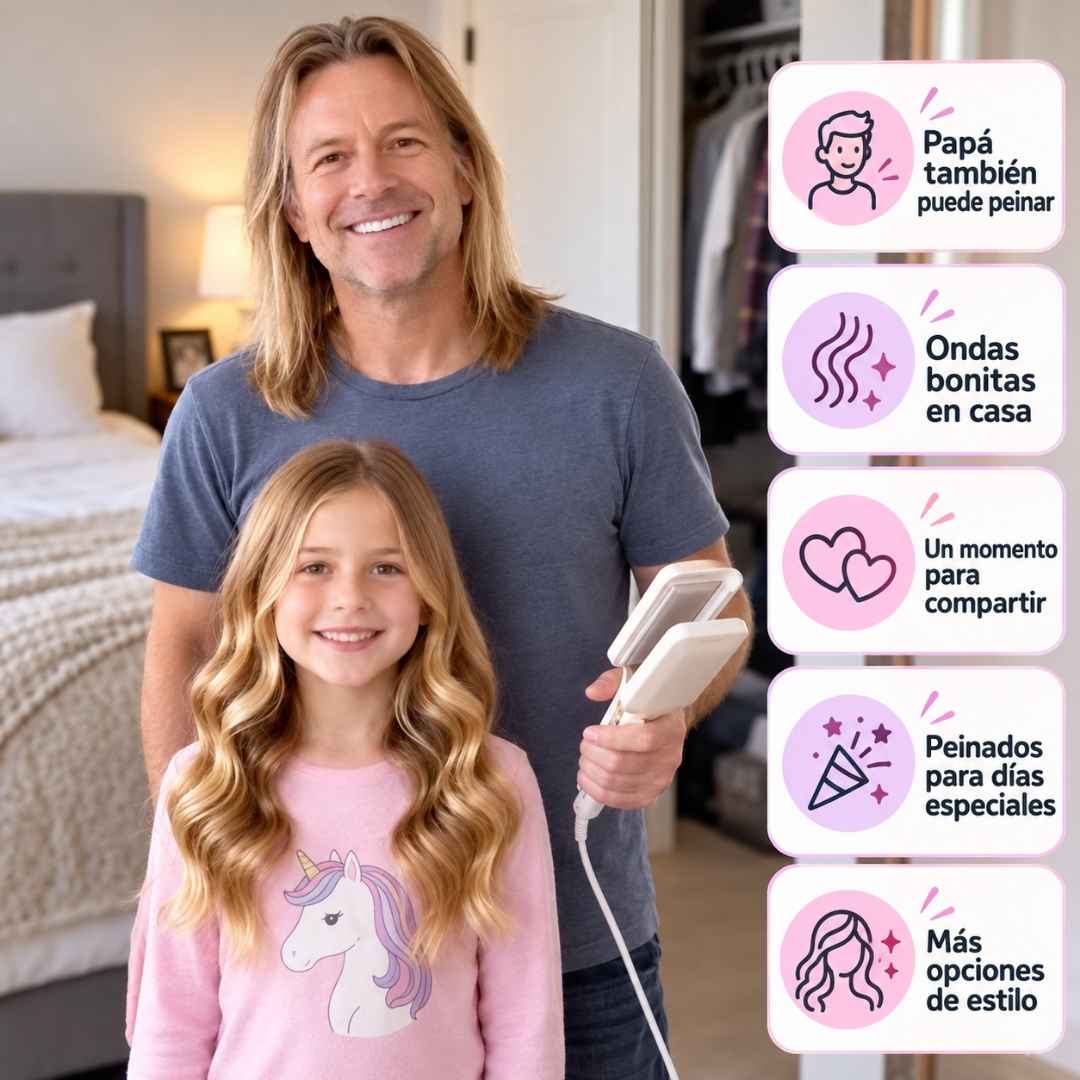 Ondulador Mágico Inalámbrico: Ondas Divinas en Minutos (¡Sin Quemarte!)