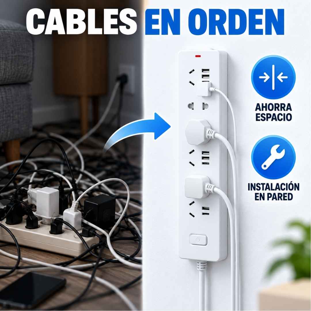 Soporte Adhesivo Sin Perforar: ¡Ordene su casa en 10 segundos sin romper paredes!