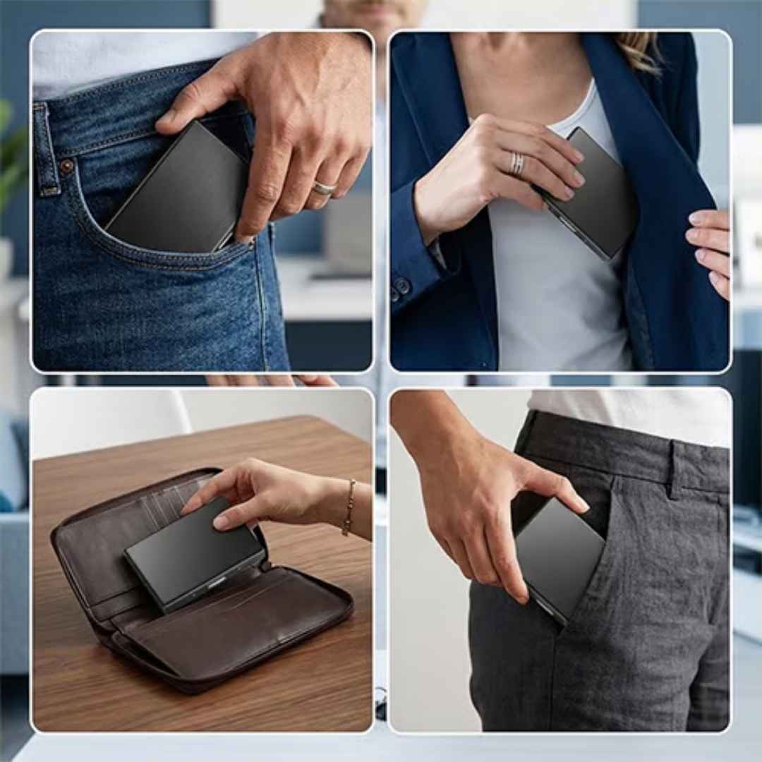 Billetera Antirrobo con Escudo RFID: Tu plata a salvo de clonaciones y tus tarjetas a un clic.