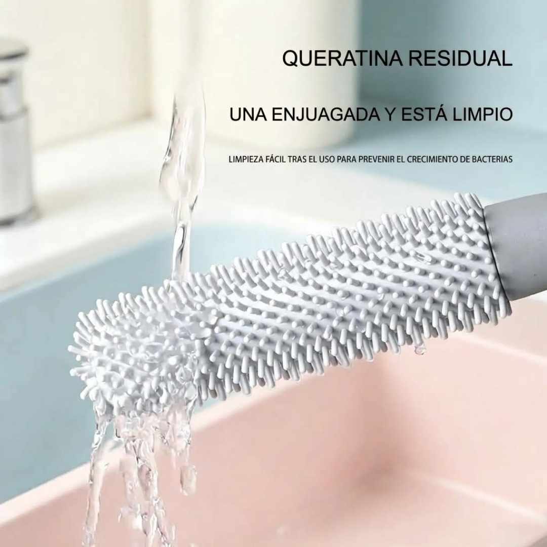 Cepillo de Silicona con Mango Largo: Lávate los Pies Sin Agacharte y Sin Caídas.