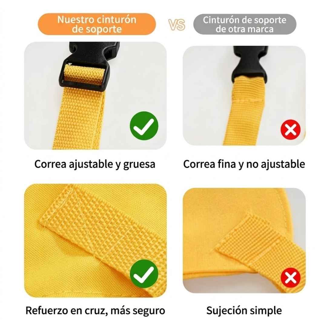 Asiento Portátil para Bebés: Tu comedor seguro en cualquier silla, en un 2x3.