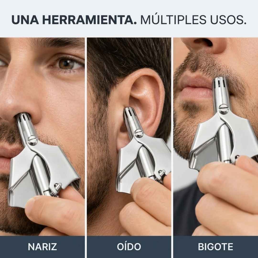 Depilador de Nariz sin Pilas X3: Cero Tirones y Cero Dolor.